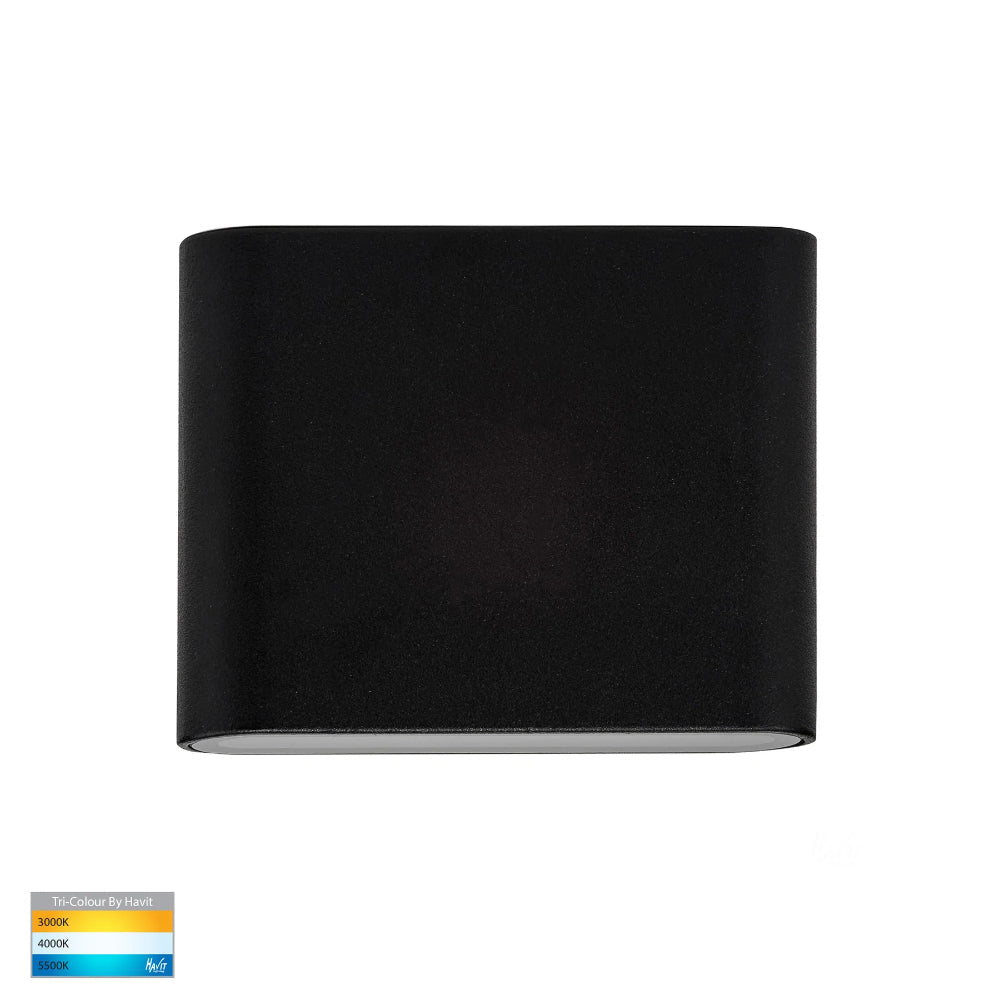 Lisse Surface Mounted Up-Down Wall Light Black